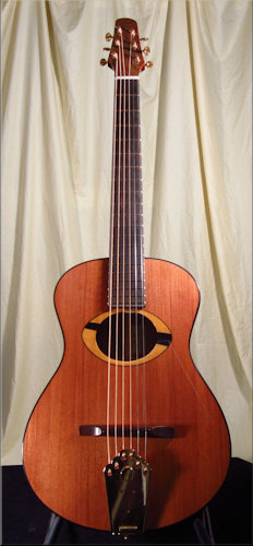 laughlin Koa RRL tailpiece guitar